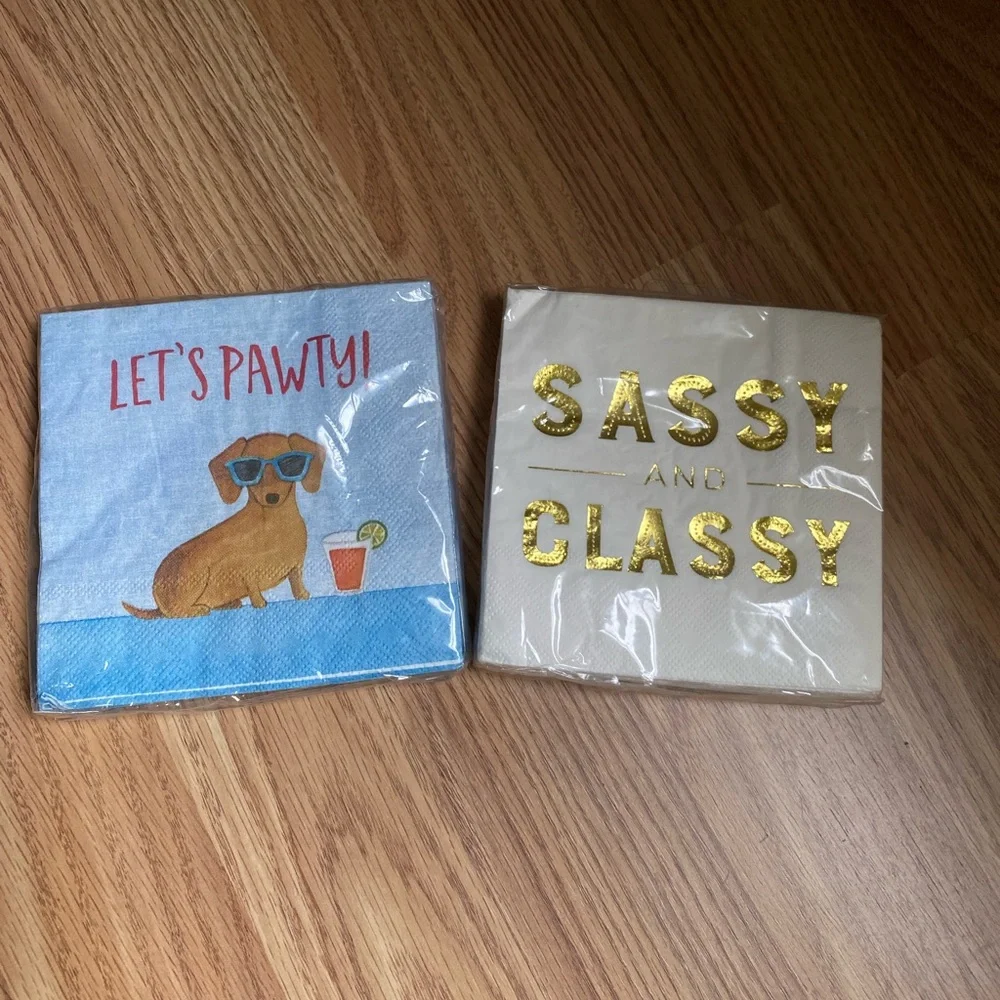 Pier 1 Imports 2 packages of paper napkins